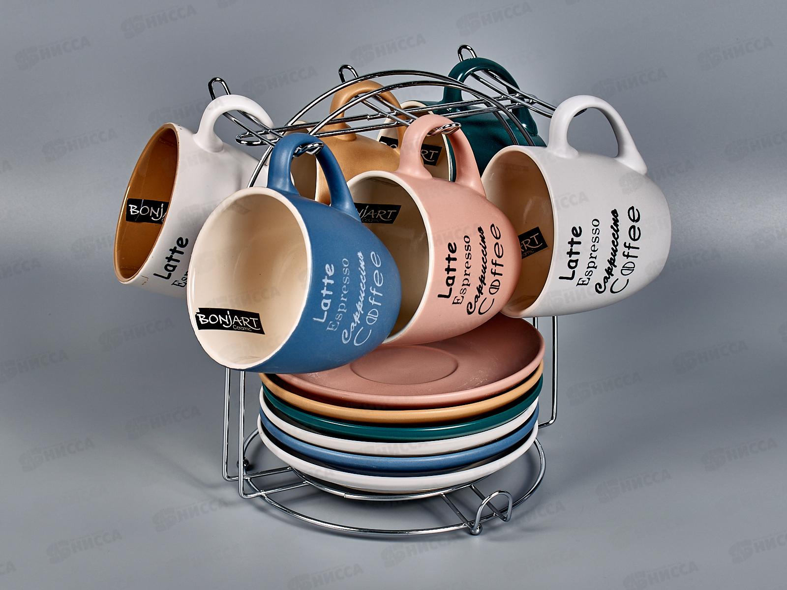 Набор чайный 12 предметов на металлическом стенде 970-6MS *4