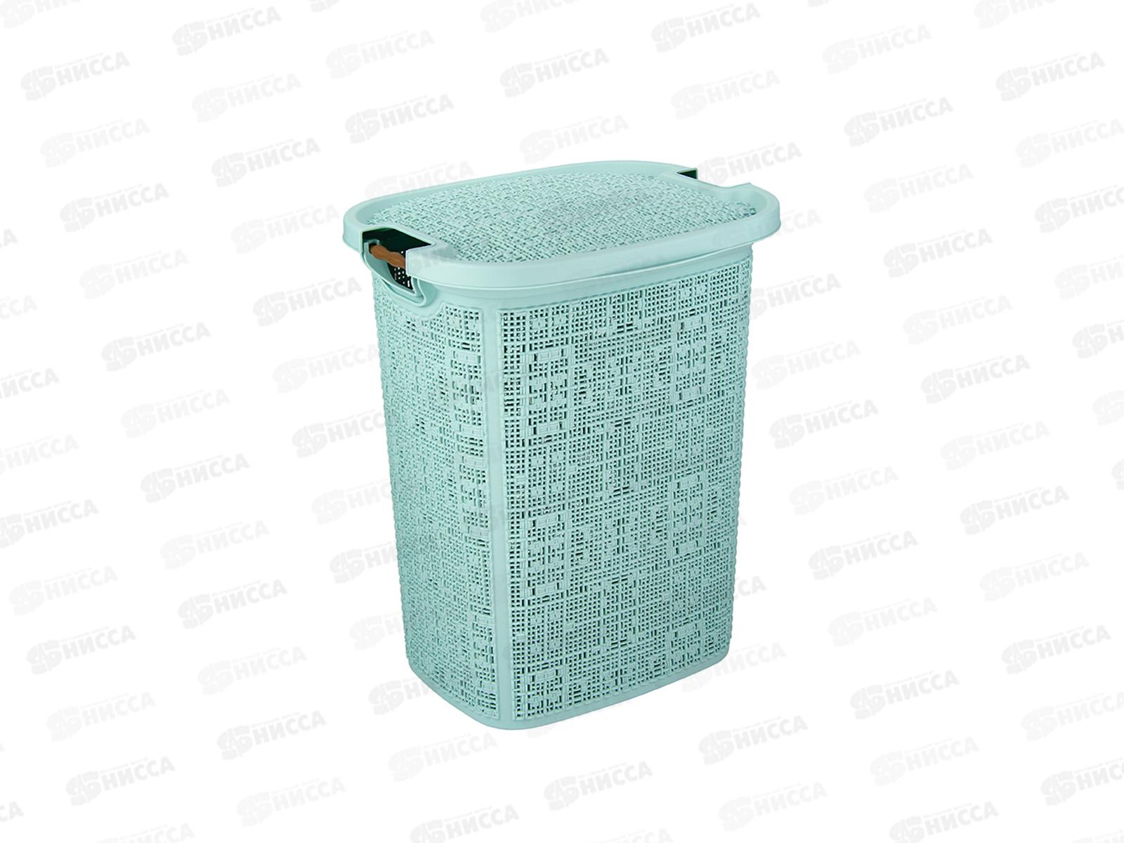 Корзина 30л для белья БЯЗЬ Морская волна М2622 *5