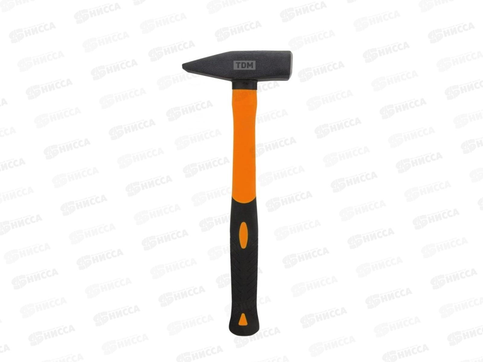 Молоток слесарный  400г кованый, с усилен. прорезиненной фибергласс рукояткой Алмаз, SQ1036-0112