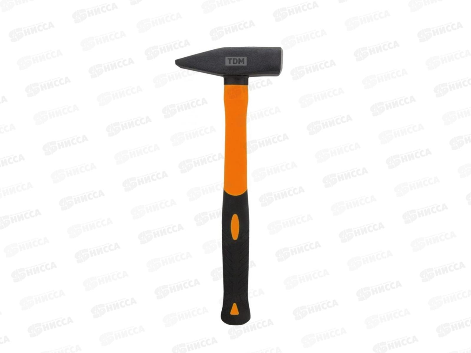 Молоток слесарный  500г кованый,  с усиленной прорезиненной фибергласс рукояткой, SQ1036-0113