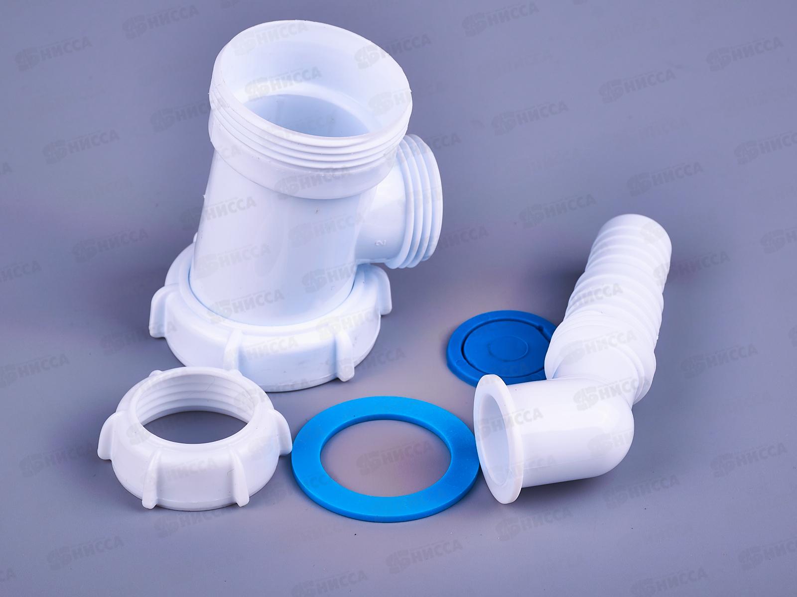 Муфта 1 1/2&quotх1 1/2&quot с отводом для стиральной машины, 112 *200