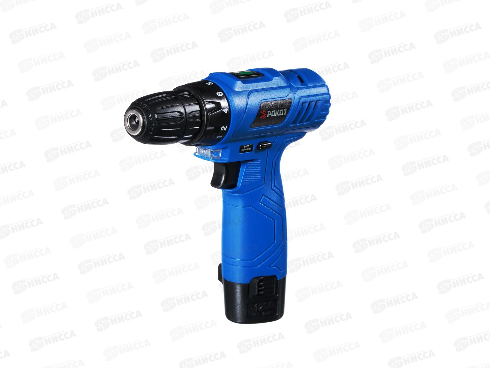 ДРЕЛЬ шуроповерт аккумуляторный ДША-12в РОКОТ 691-028  г