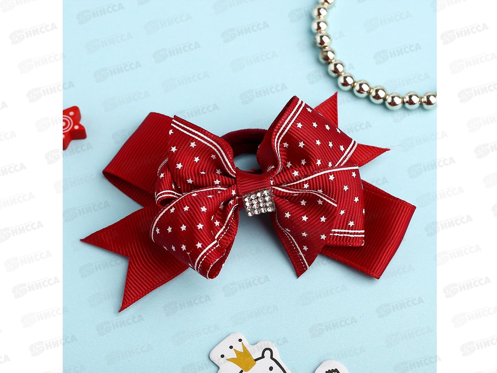 Резинка  д/в &quotШкольница&quot бант звезда 12см красный 2311875