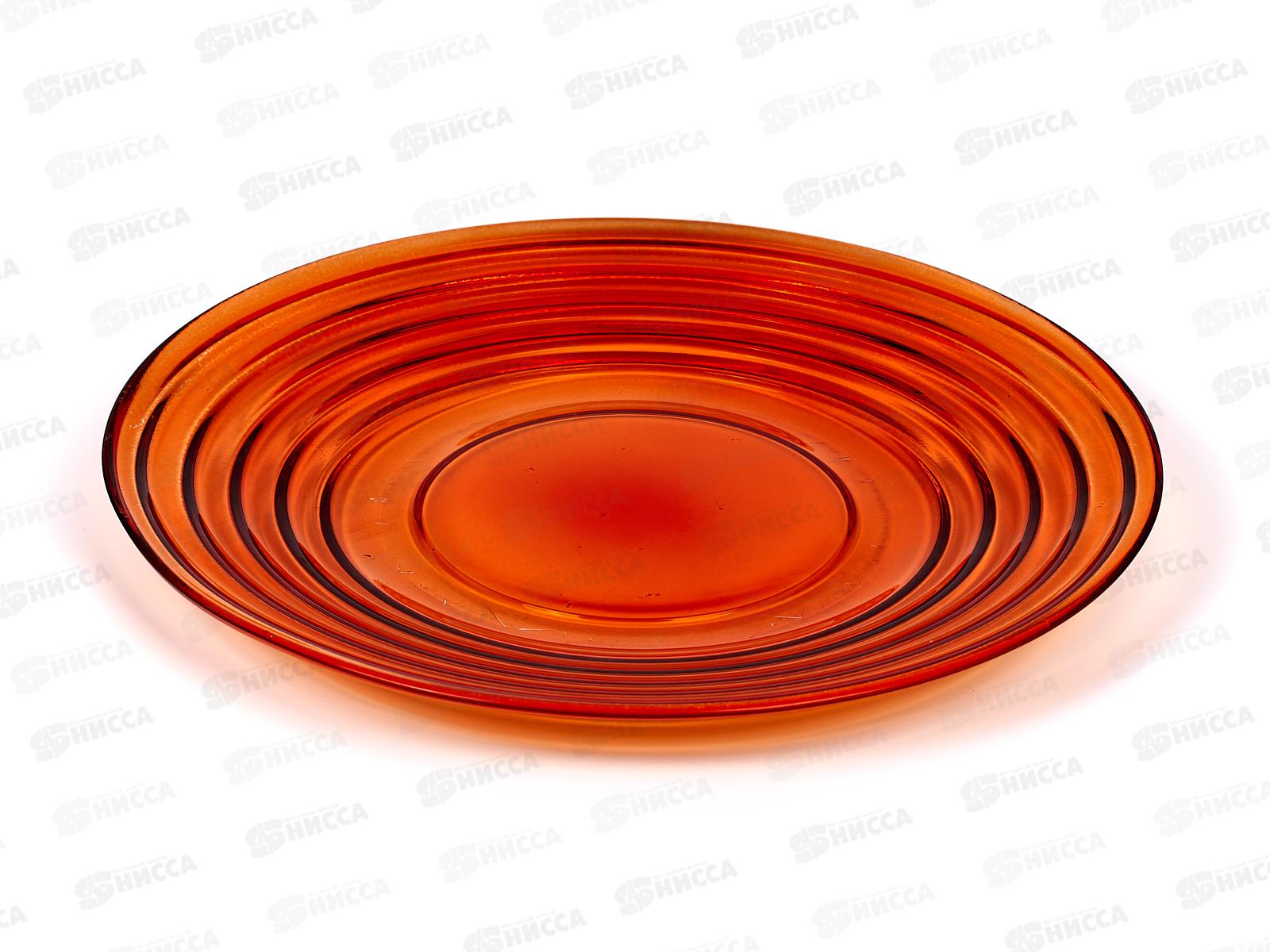 Тарелка 83-102-ф260 &quotАрго&quot прозрачная, с крышкой, оржевая 4840160547