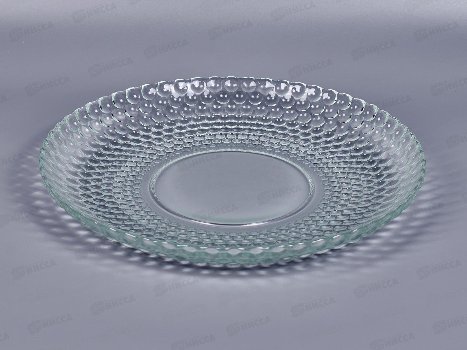 Тарелка 83-105-23см &quotРоса&quot прозрачная 4840160455