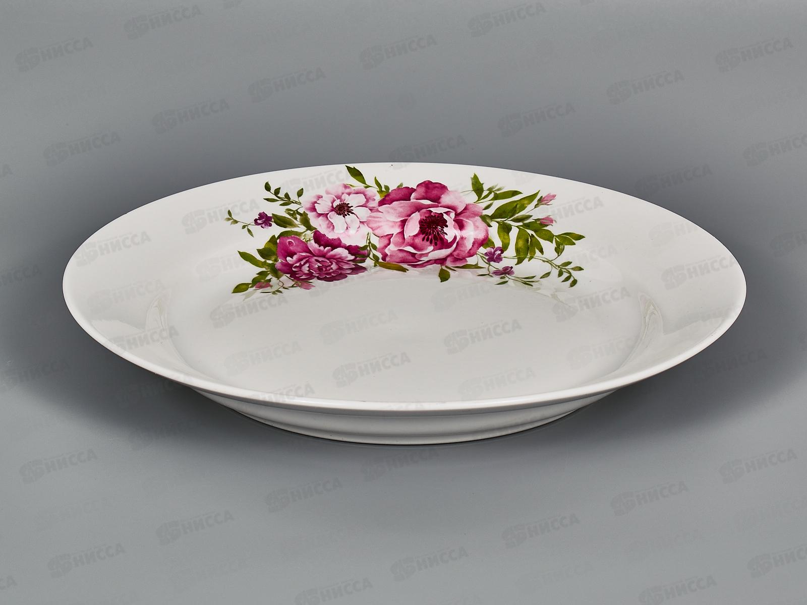 Тарелка мелкая 240мм гладкий край Оливия 090432 *20