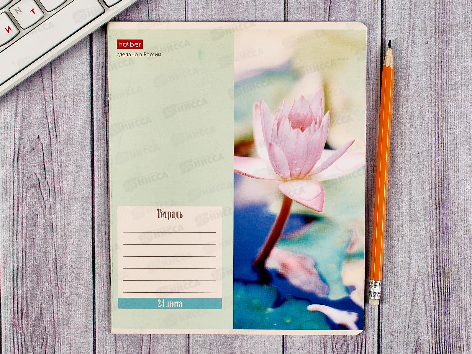 Тетрадь 24л лин. Hatber Flowers *10/100