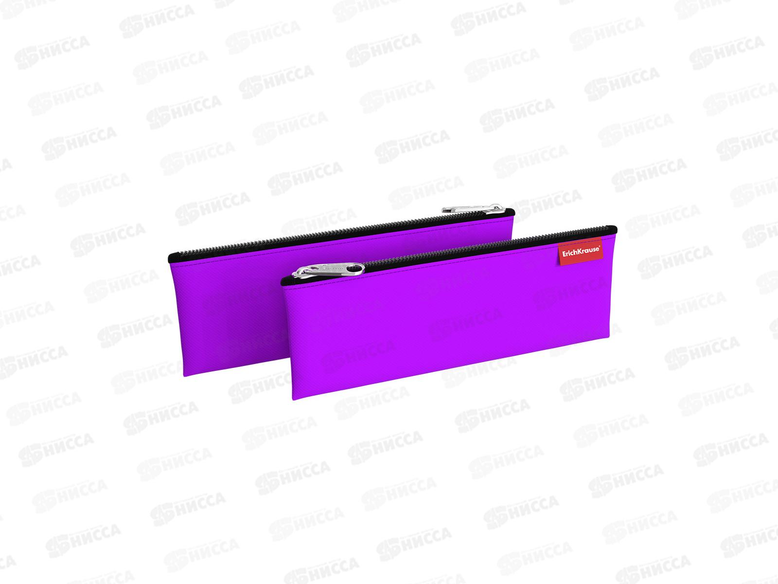 Пенал-конверт  EK  220*90mm Neon Violet 49045