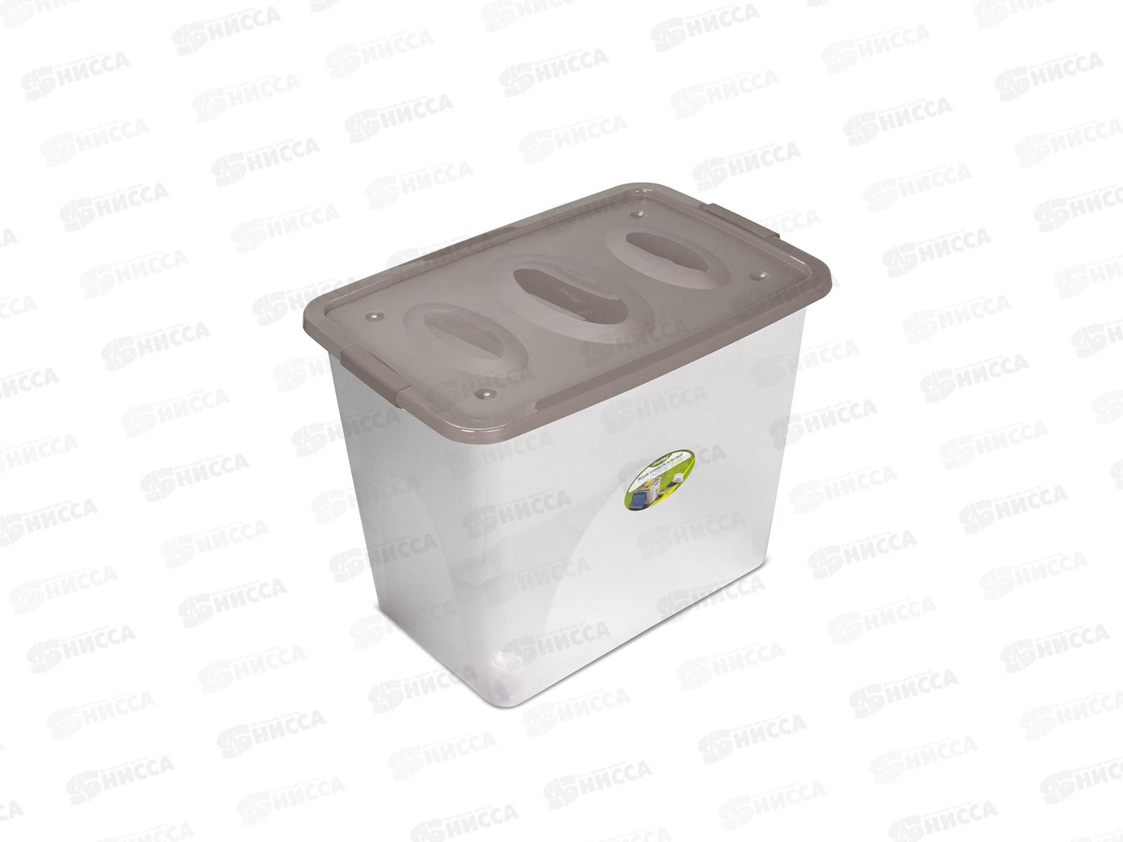 Ящик универсальный  "Астело" 600*400*480мм на колесиках С667К-серый *4