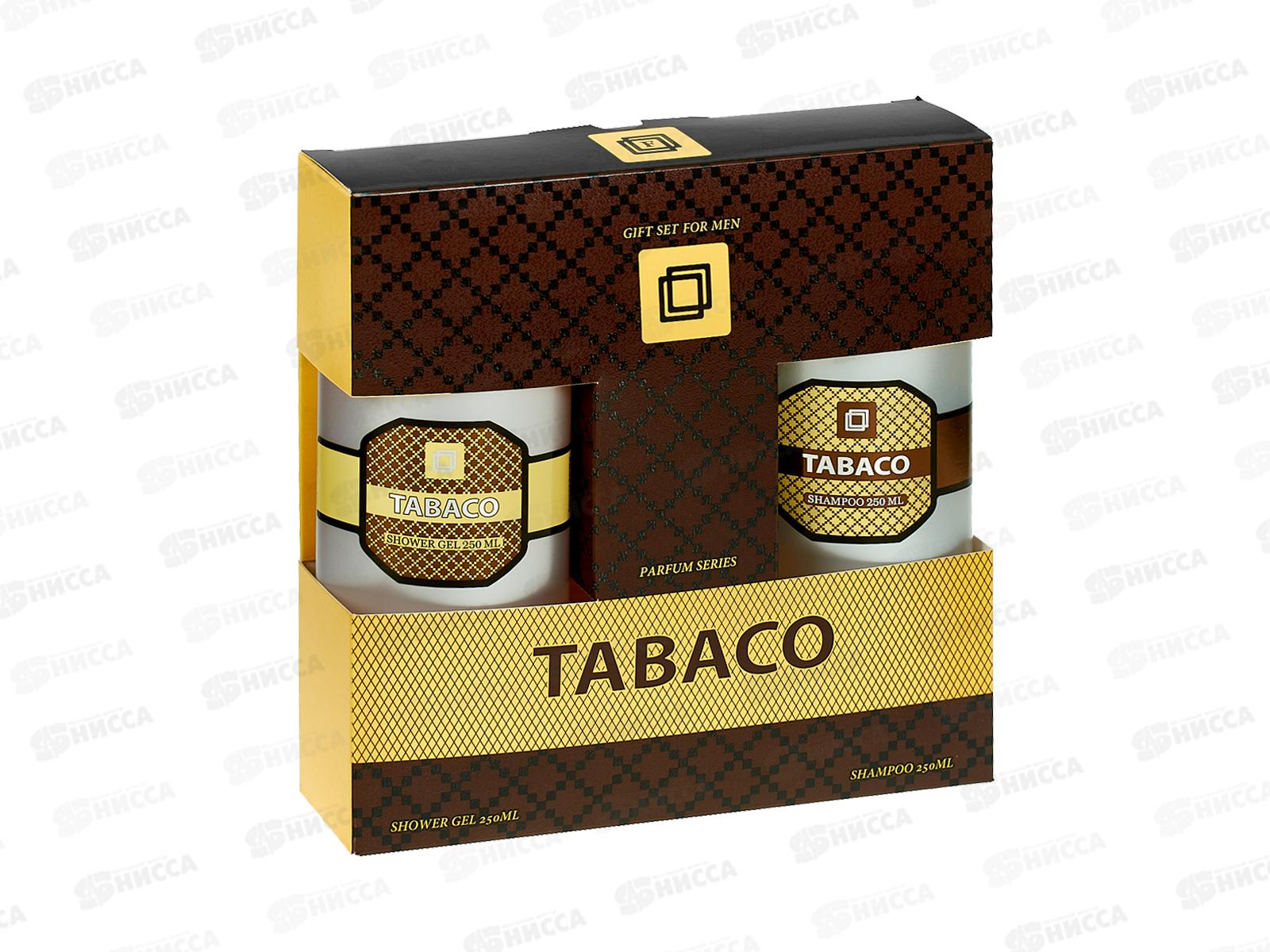 Набор подарочный Tabaco (шампунь 250мл.+гель для душа 250мл.) *10