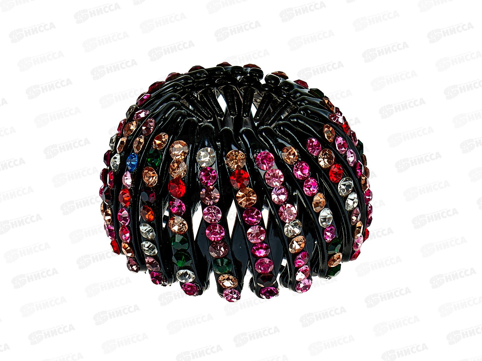 Сетка-краб пластик для волос 7см. №49