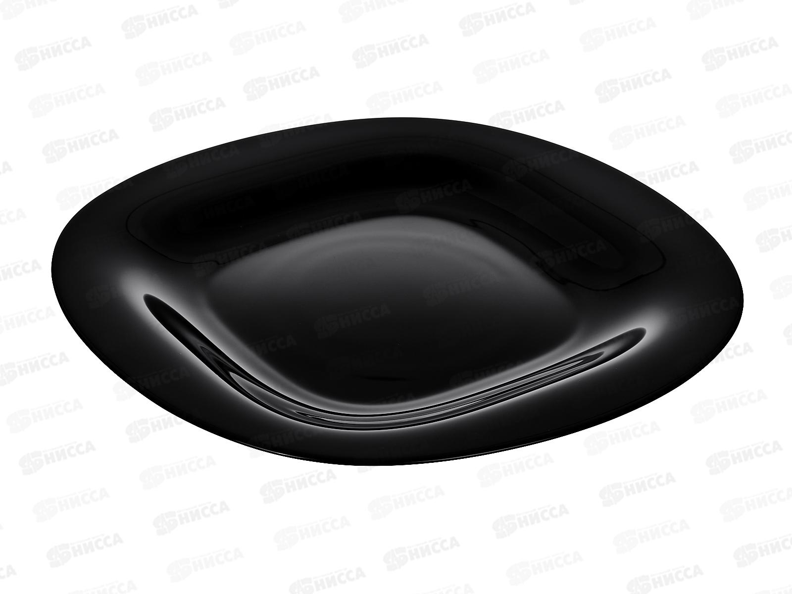 Тарелка Карин обеденная черный 26см L9817