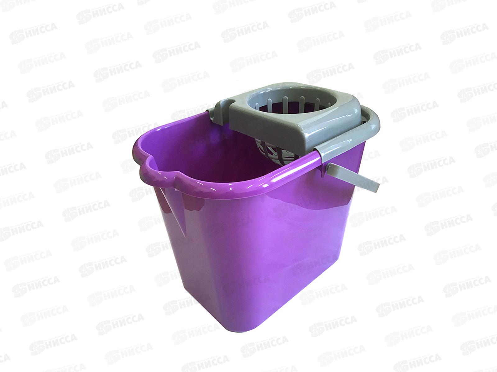 Ведро 16л прямоугольное с отжимом МП *10