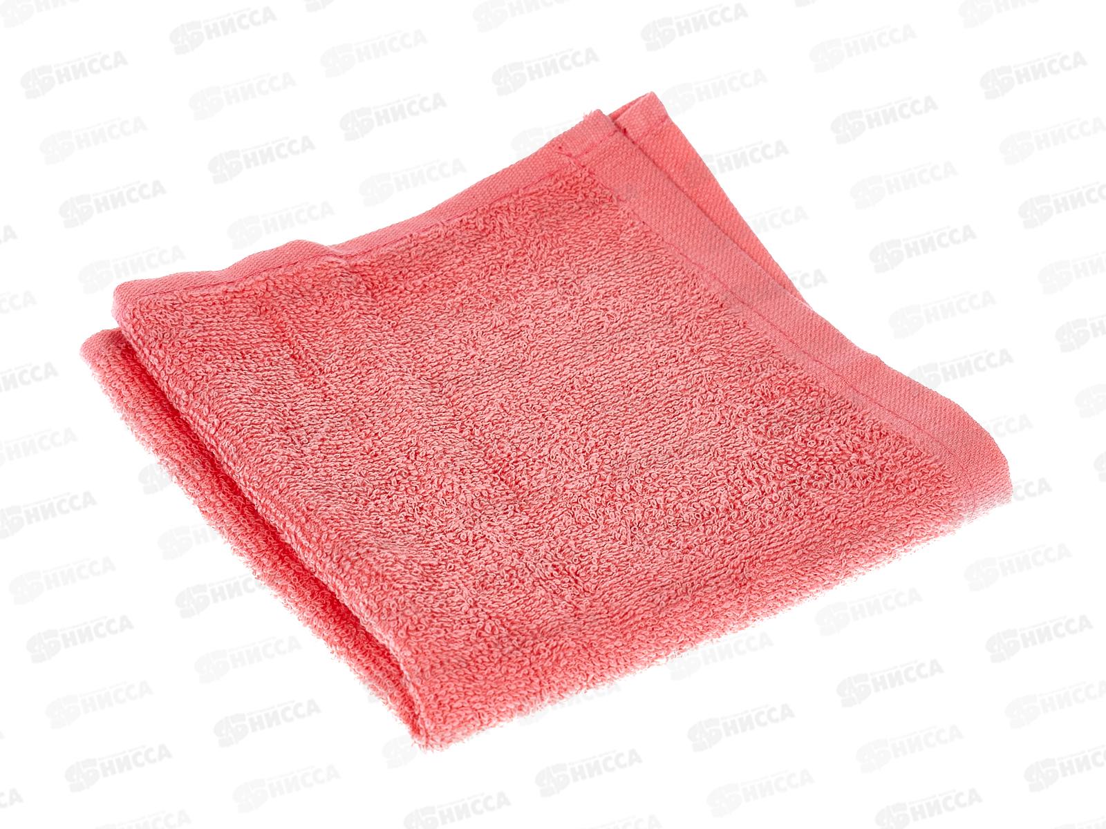 Салфетка махровая 30*30 +/- 2см 360гр ГК 01-051 коралл