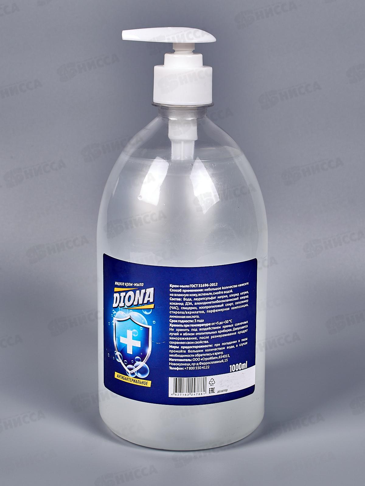 Diona Magic жидкое крем-мыло антибактериальное 1л дозатор *16