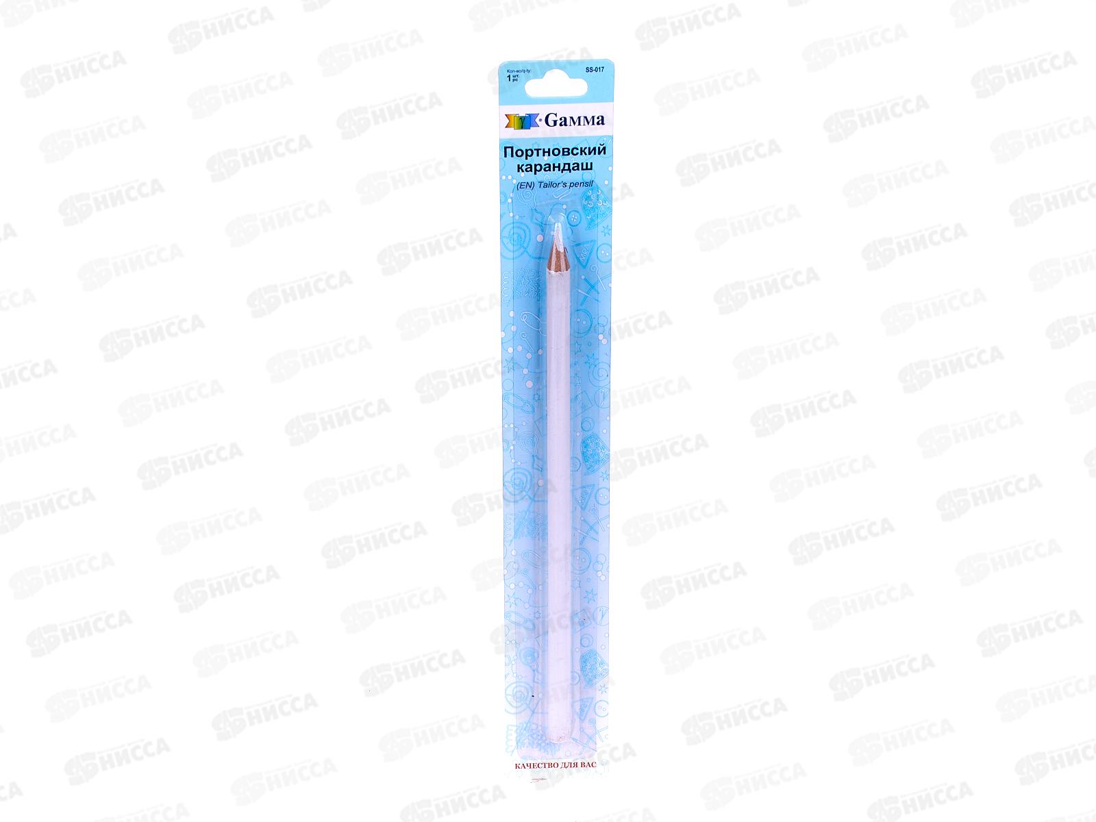 Карандаши для кройки &quotGamma" SS-017, белый в блистере