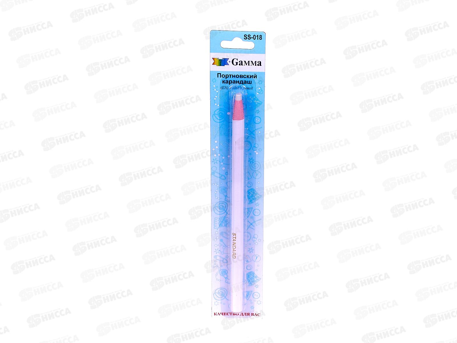 Карандаши для кройки &quotGamma&quot SS-018, белый в блистере
