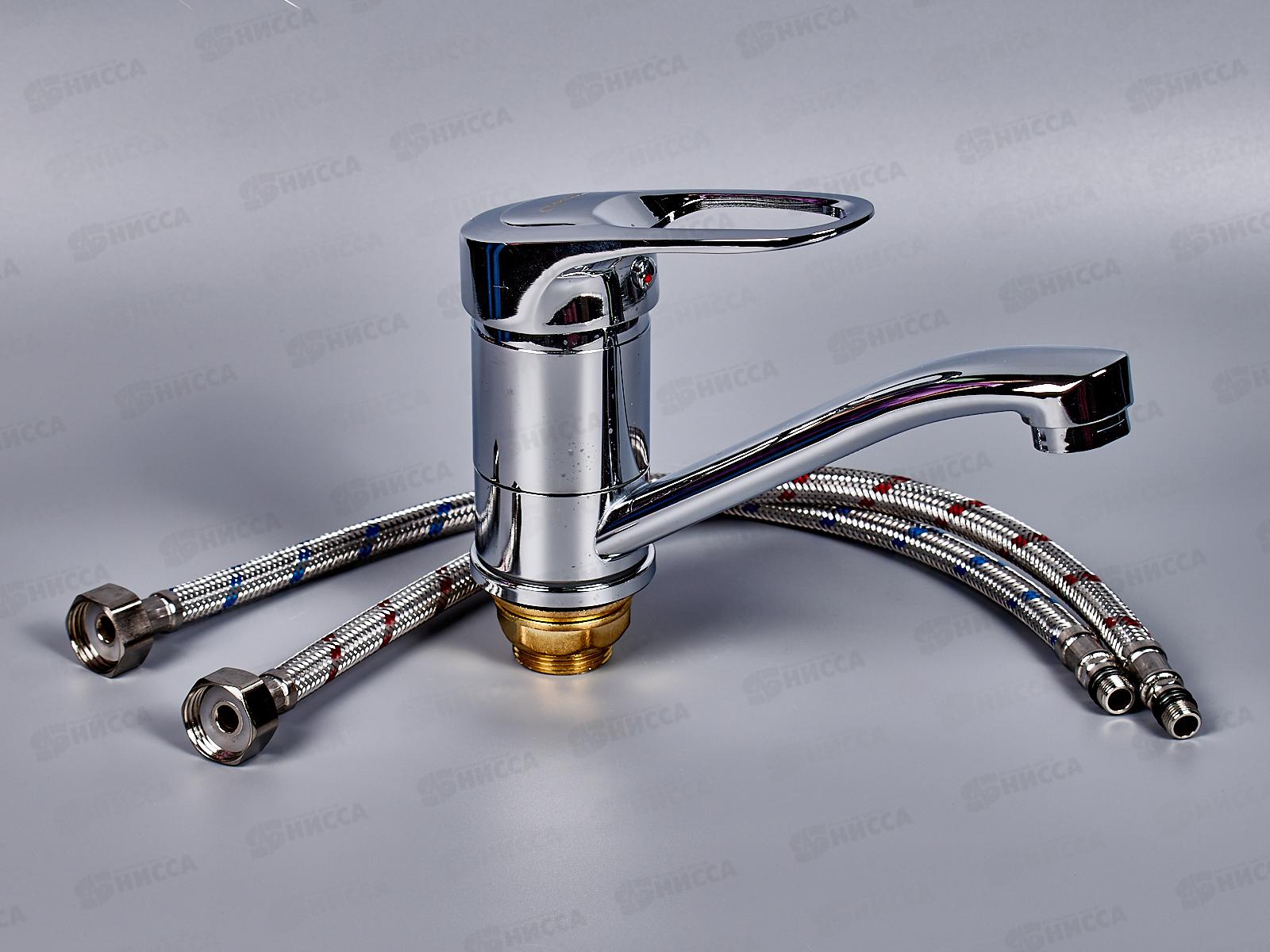 Смеситель для кухни с гайкой, E45104