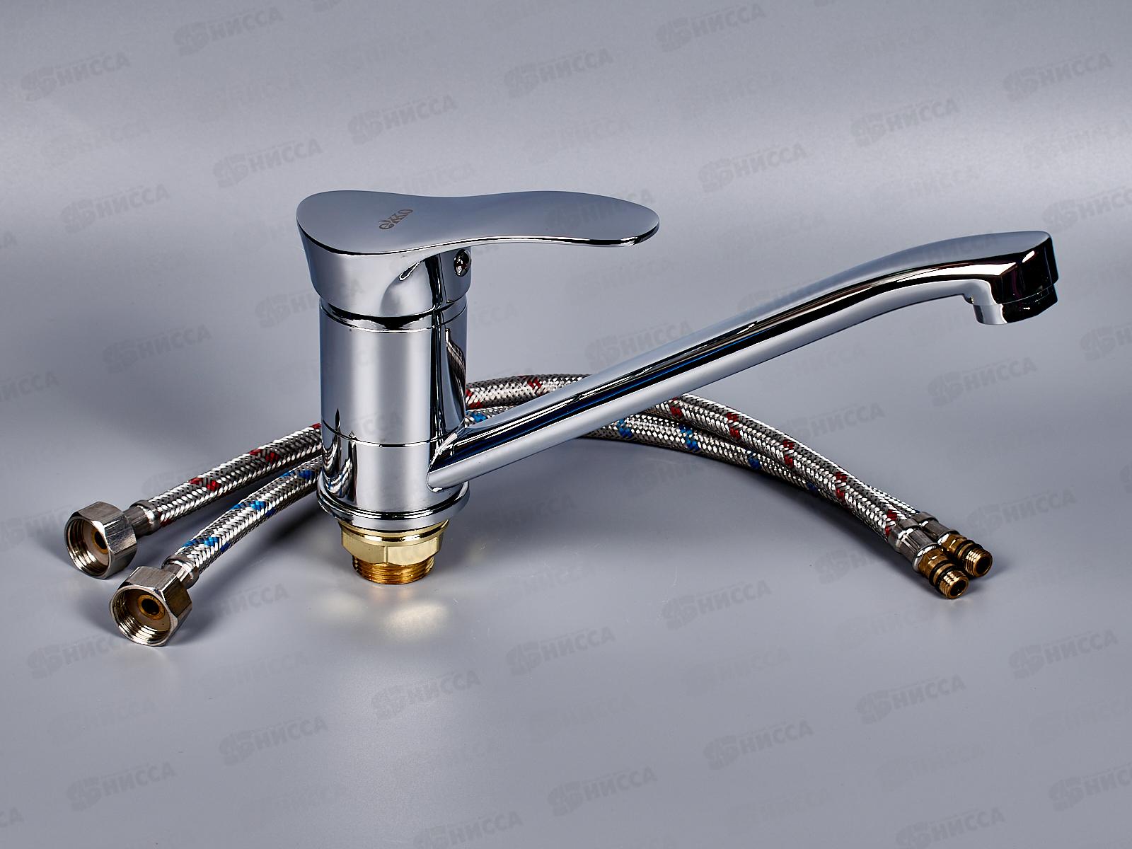 Смеситель для кухни с гайкой, E49001