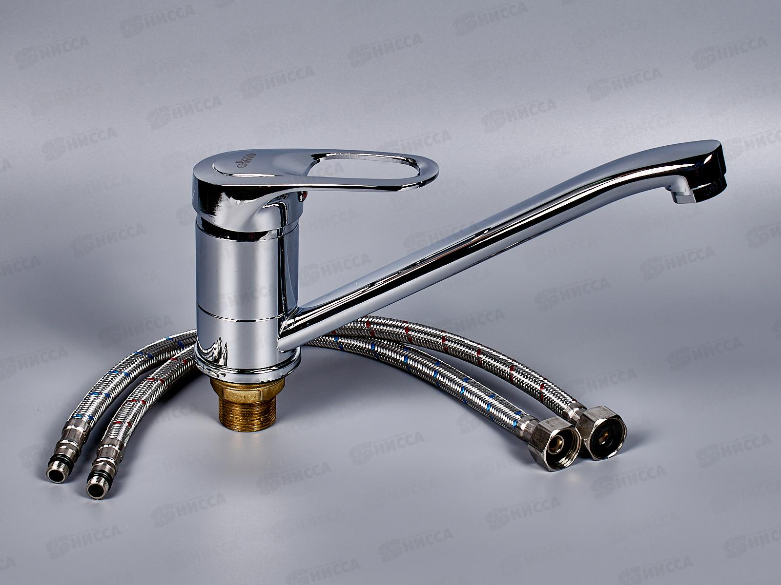 Смеситель для кухни с гайкой, E49104