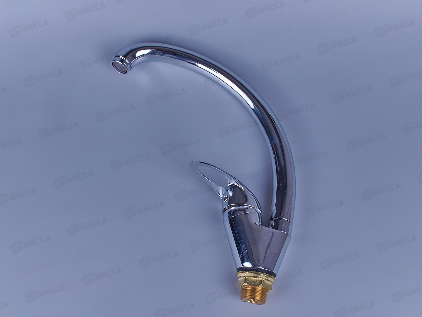 Смеситель для кухни с гайкой, хром, MN4115-2