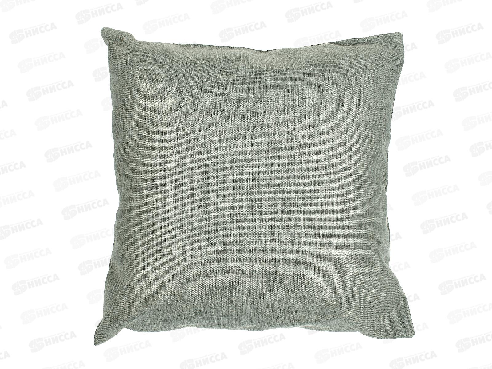 Подушка 40*40 HS ПЭСТ/рогожка пеп-серый 74
