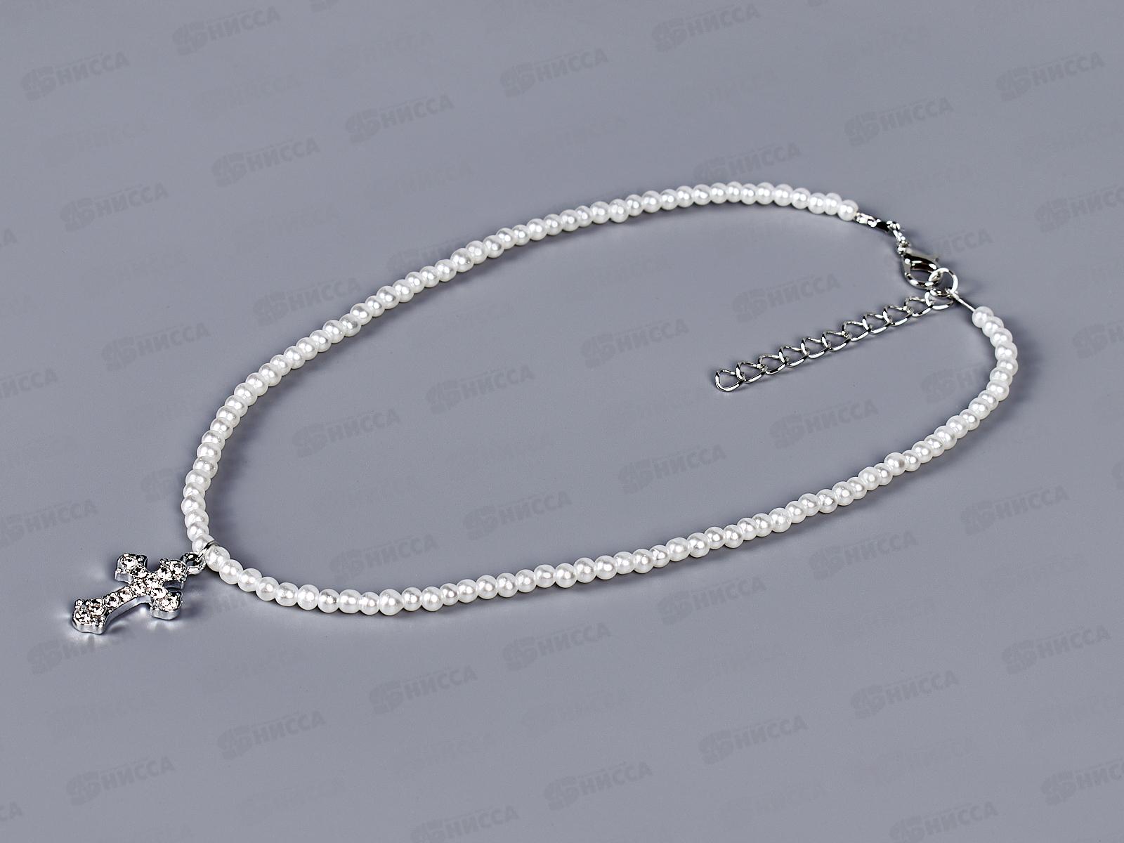 Чокер под жемчуг 1 нить с кулоном №75