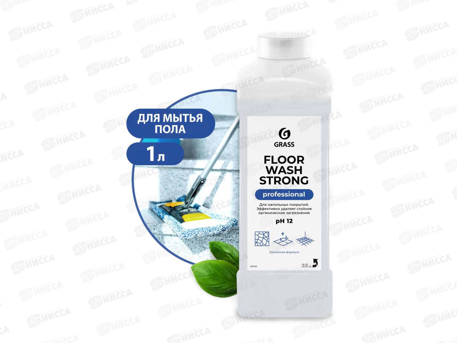 Floor wash strong, моющее средство для пола, 1л канистра, 250100  *12