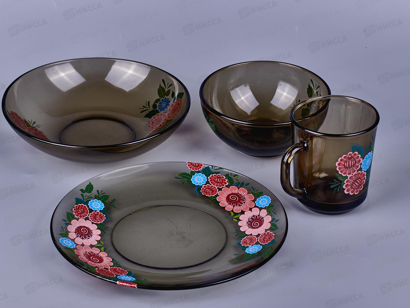 Набор столовый 24пр "Кадриль" дымка 62152 *1