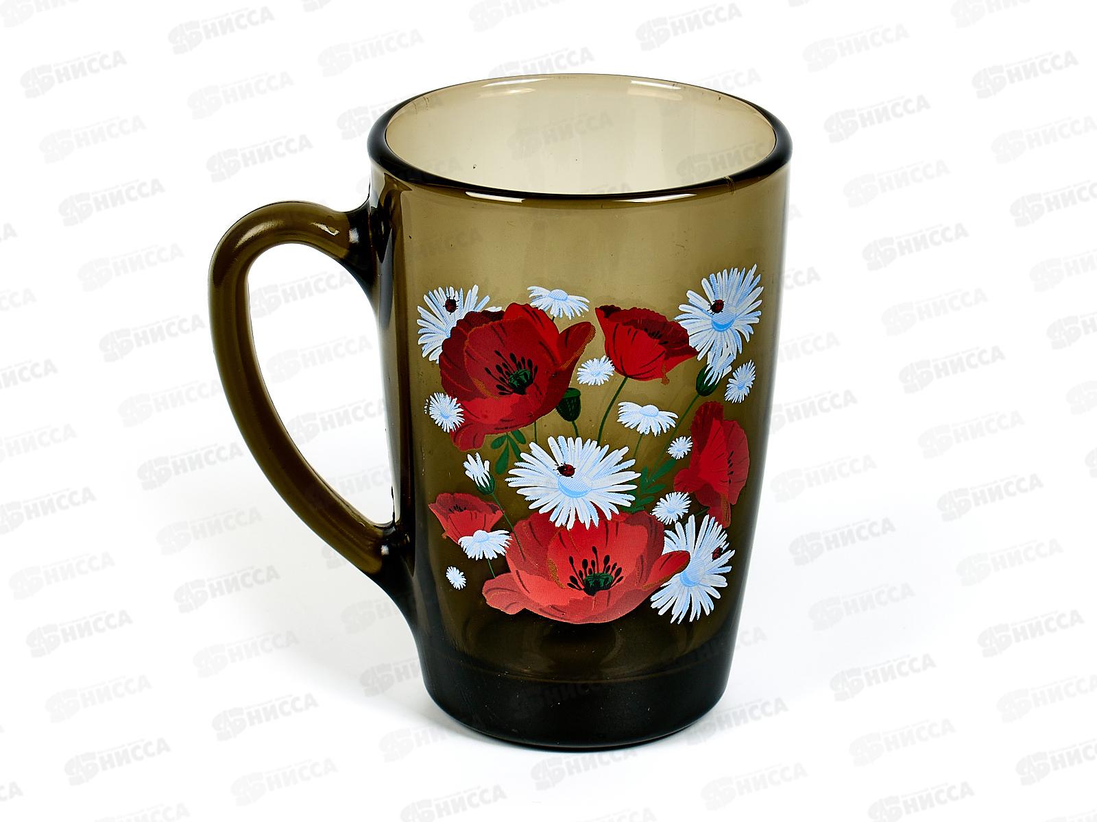 Кружка 300мл "Маки", дымка 62148 *12