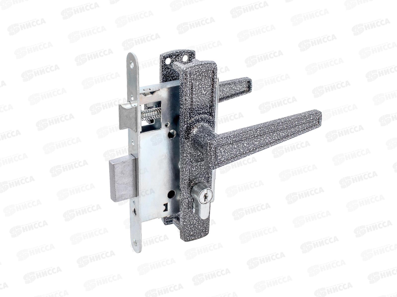 Замок врезной Птимаш ЗВ4-3.01 серебро *10 776