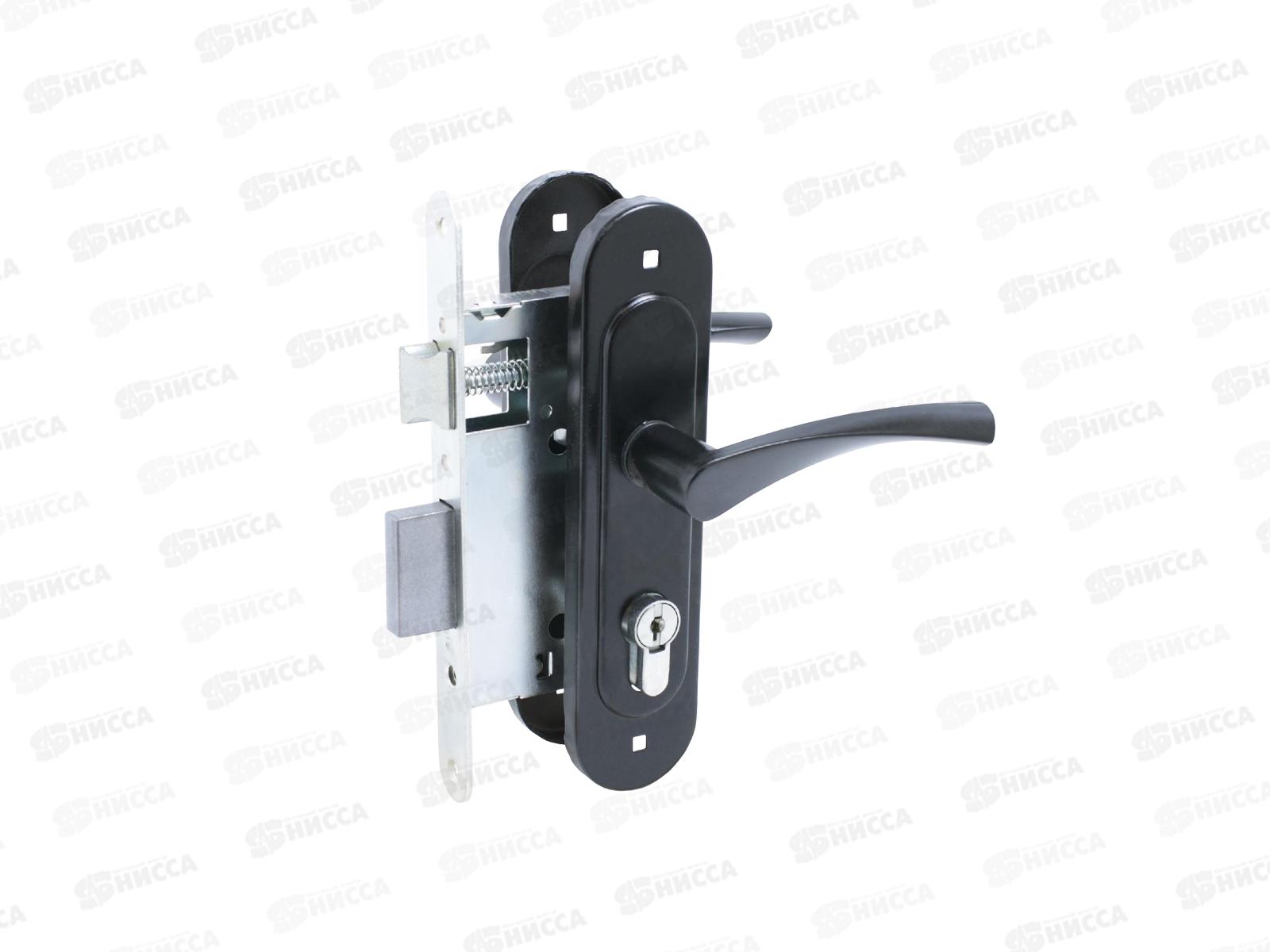 Замок врезной Птимаш ЗВ4-3.07 черный *10 349