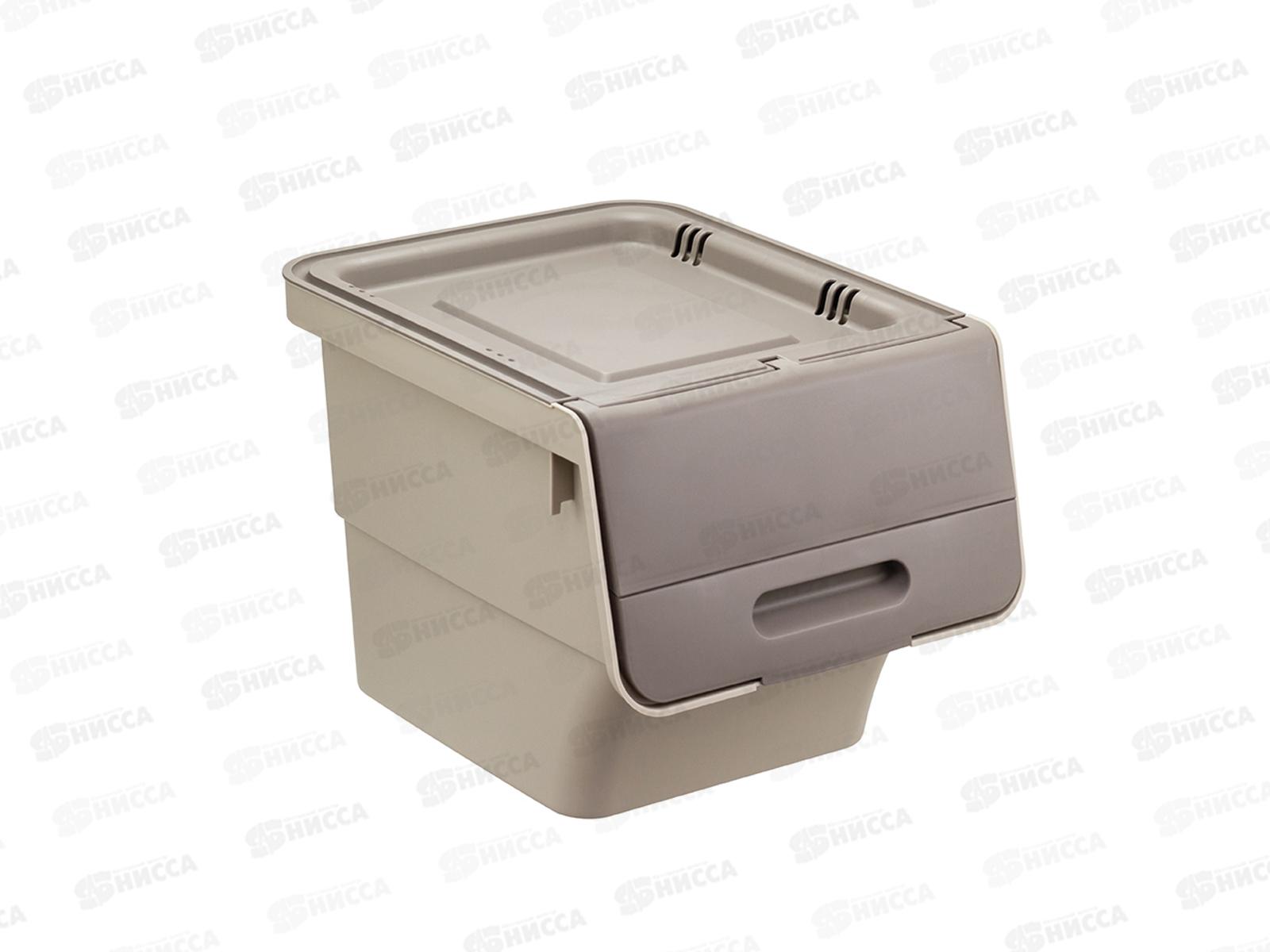 Ящик для овощей СМАРТ 12л Латте М2396 *6