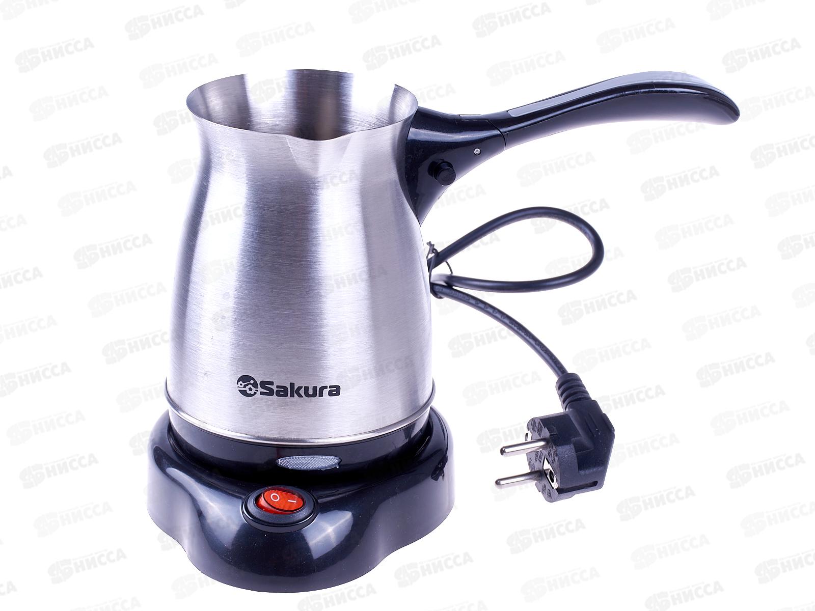 Турка электрическая SA-6112S 0,5 нержавейка