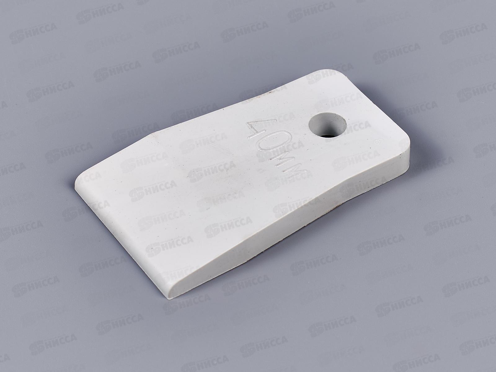 Шпатель резиновый  40мм белый  1209104    *5