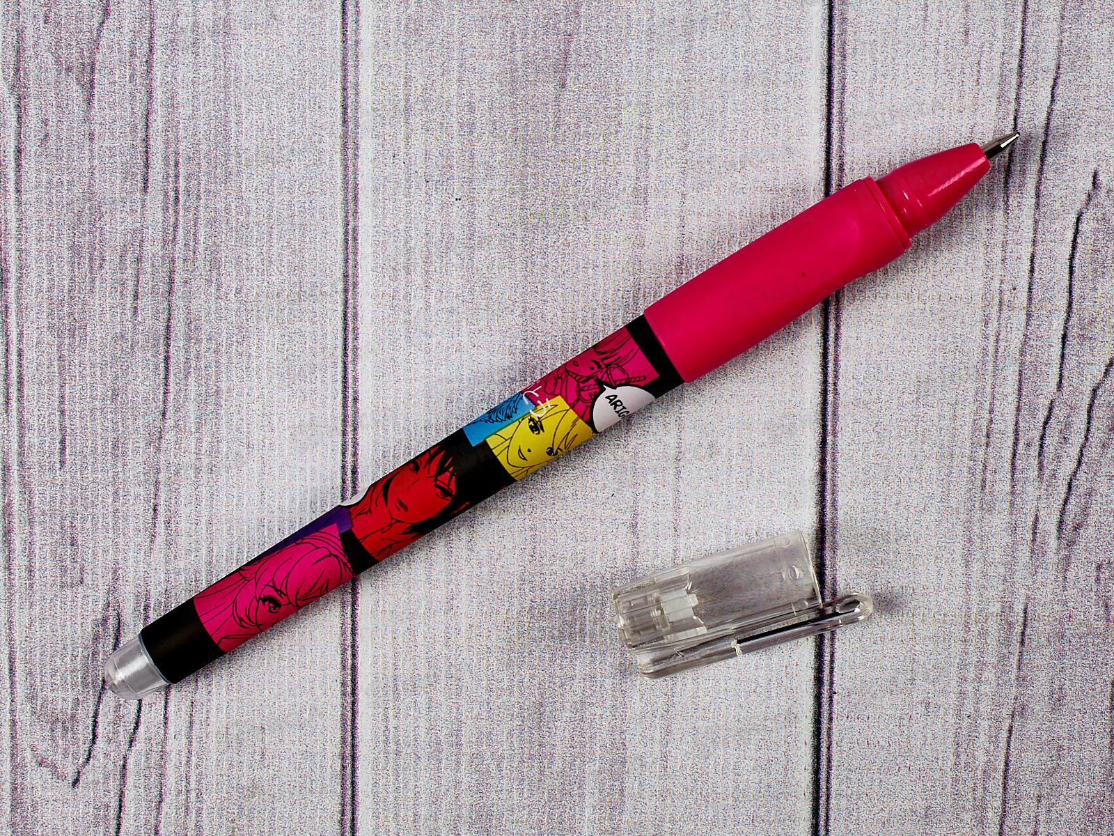 Ручка шариковая CENTRUM Аниме Цветные квадраты, синяя, 0.7мм,70512 *36