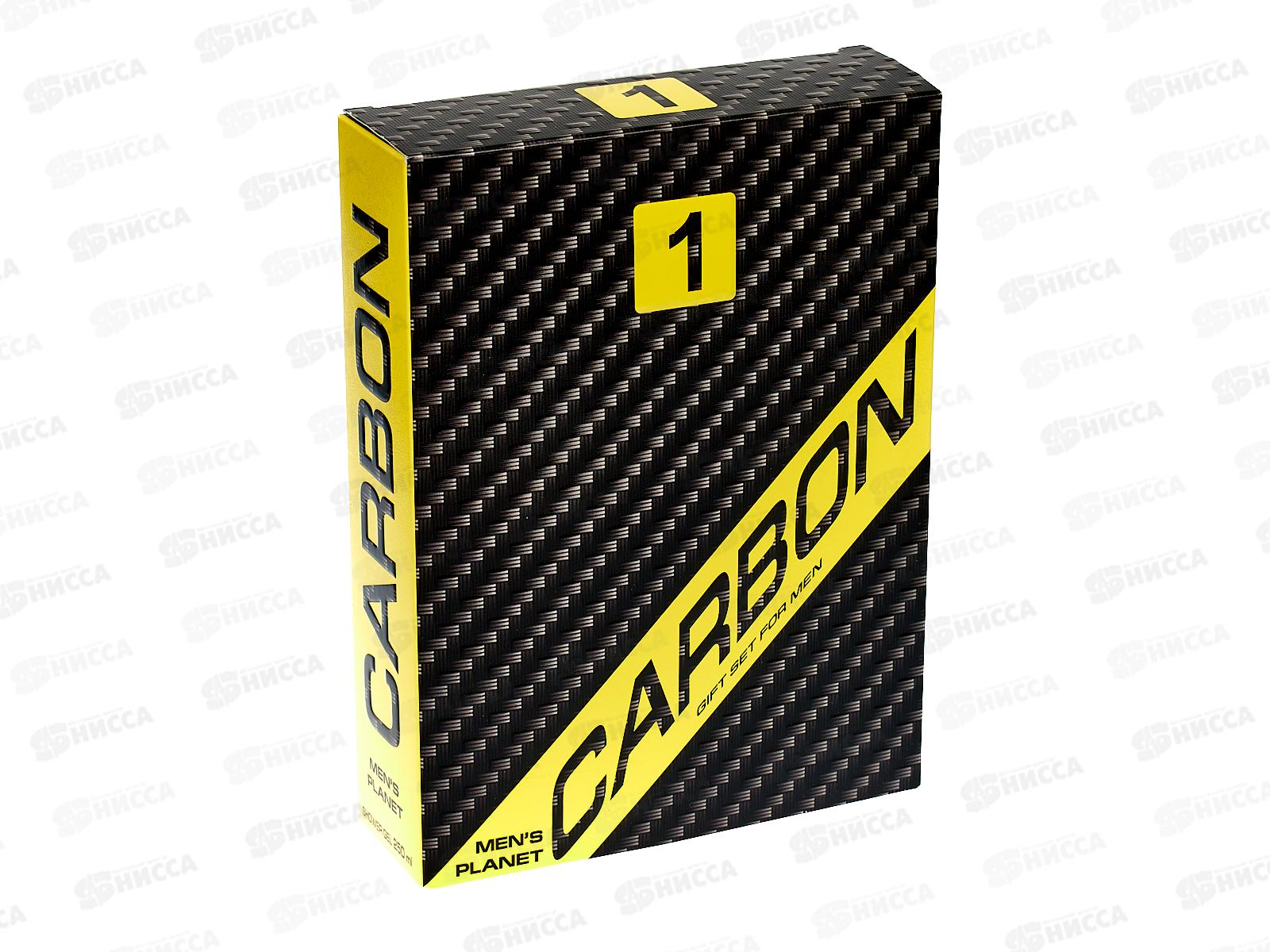 Men&quots Planet Carbon1 Подарочный набор (шампунь 250мл.+гель для душа 250мл.) мужской *12