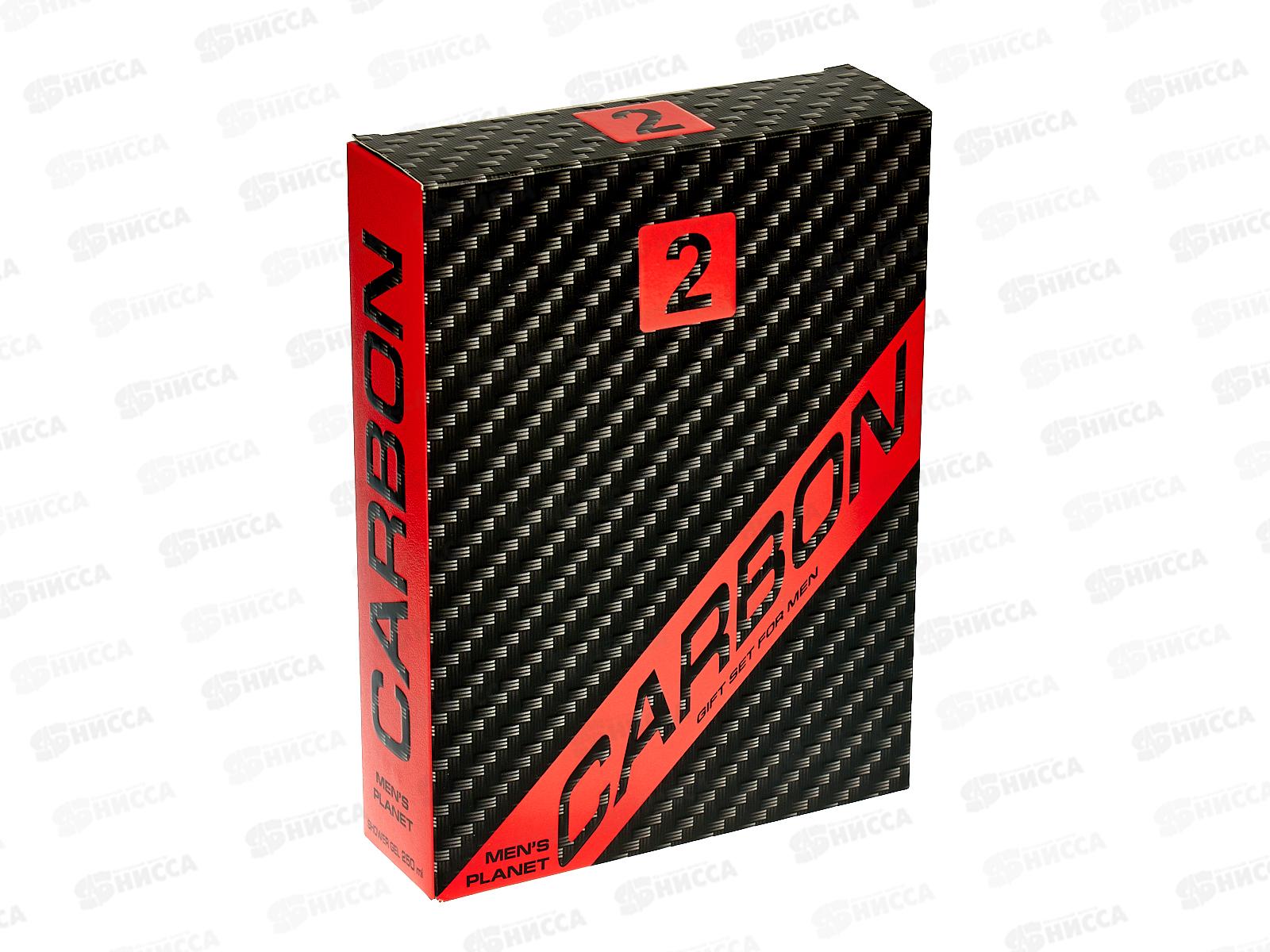 Men&quots Planet Carbon2 Подарочный набор (шампунь 250мл.+гель для душа 250мл.) мужской *12