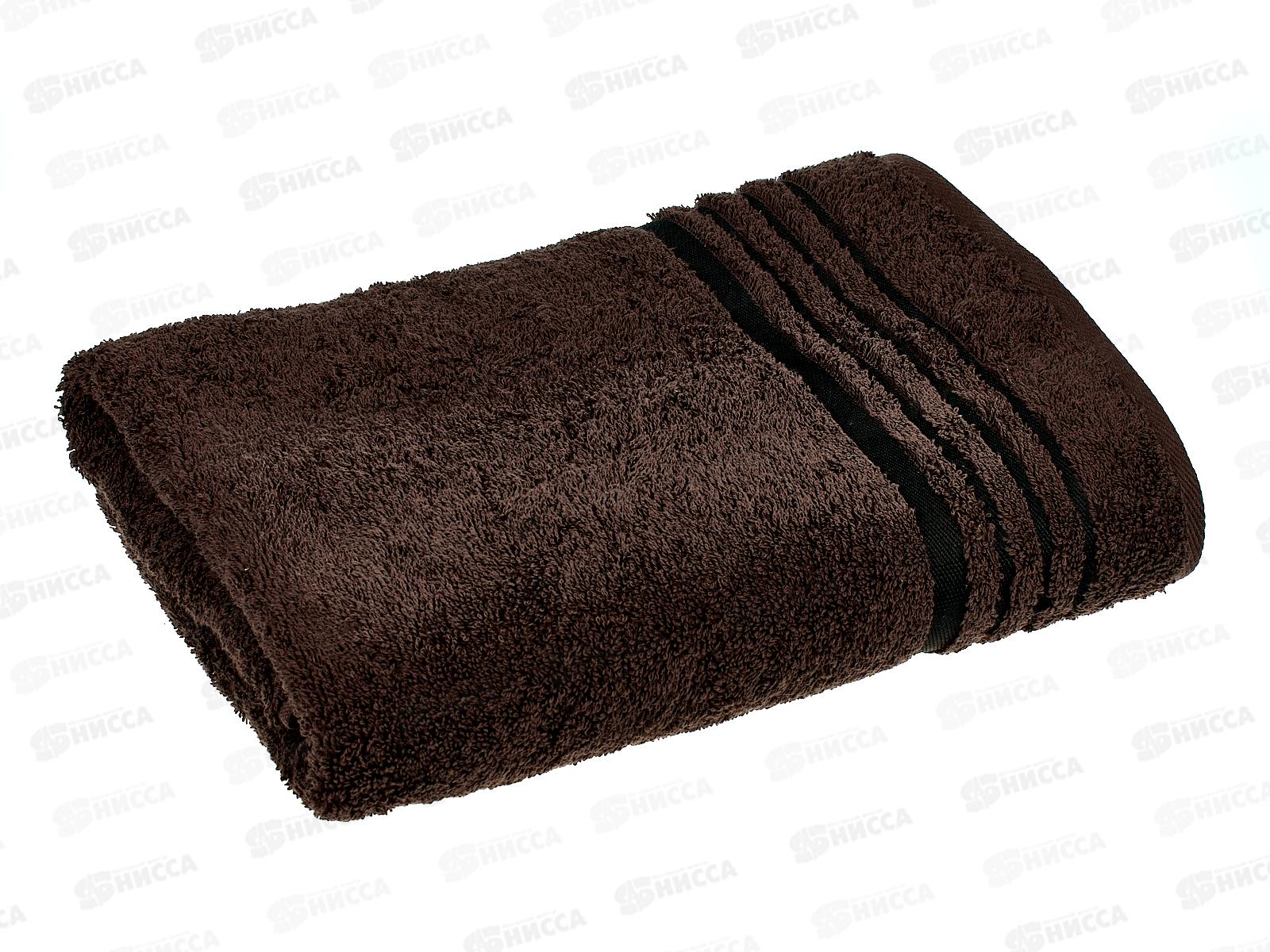 Полотенце махровое 70*130 ПЦ-3501-4857 1сорт (19-1234,коричневый)