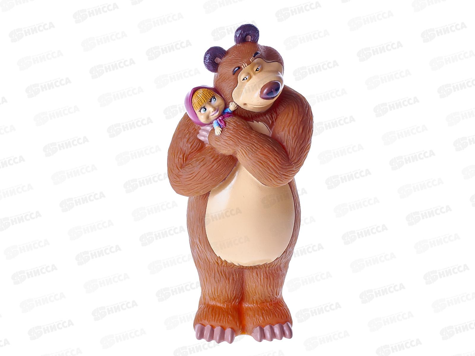 Игрушка д/ванной LXST49R Капитошка, Маша и Медведь сетка