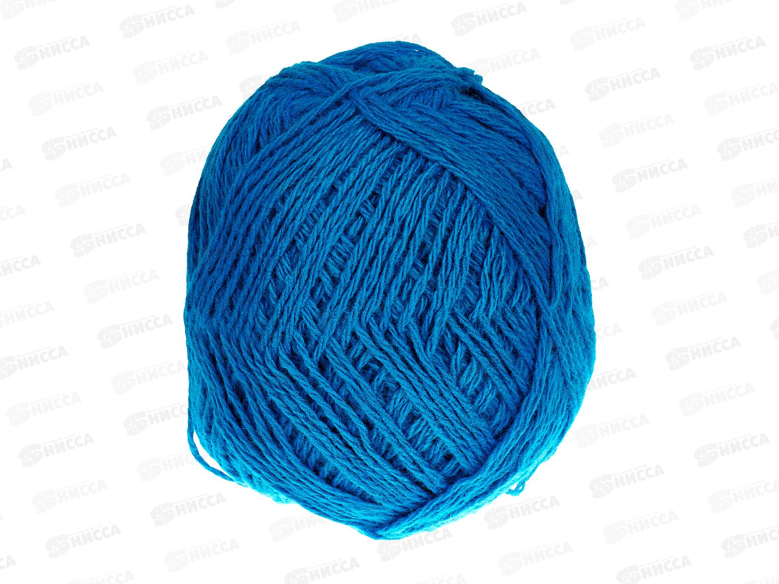 Пряжа Полушерстяная 40% шерсть 60% акрил 250г Небо