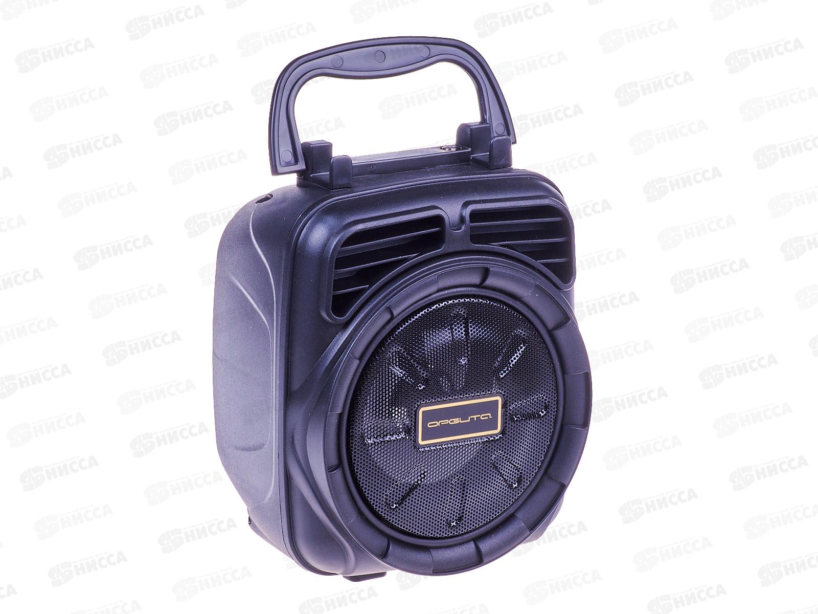 Колонка портативная  OT-SPB115 черная, c Bluetooth, (5Вт, USB/FM/TF/ AUX, акк) 118*87*153мм