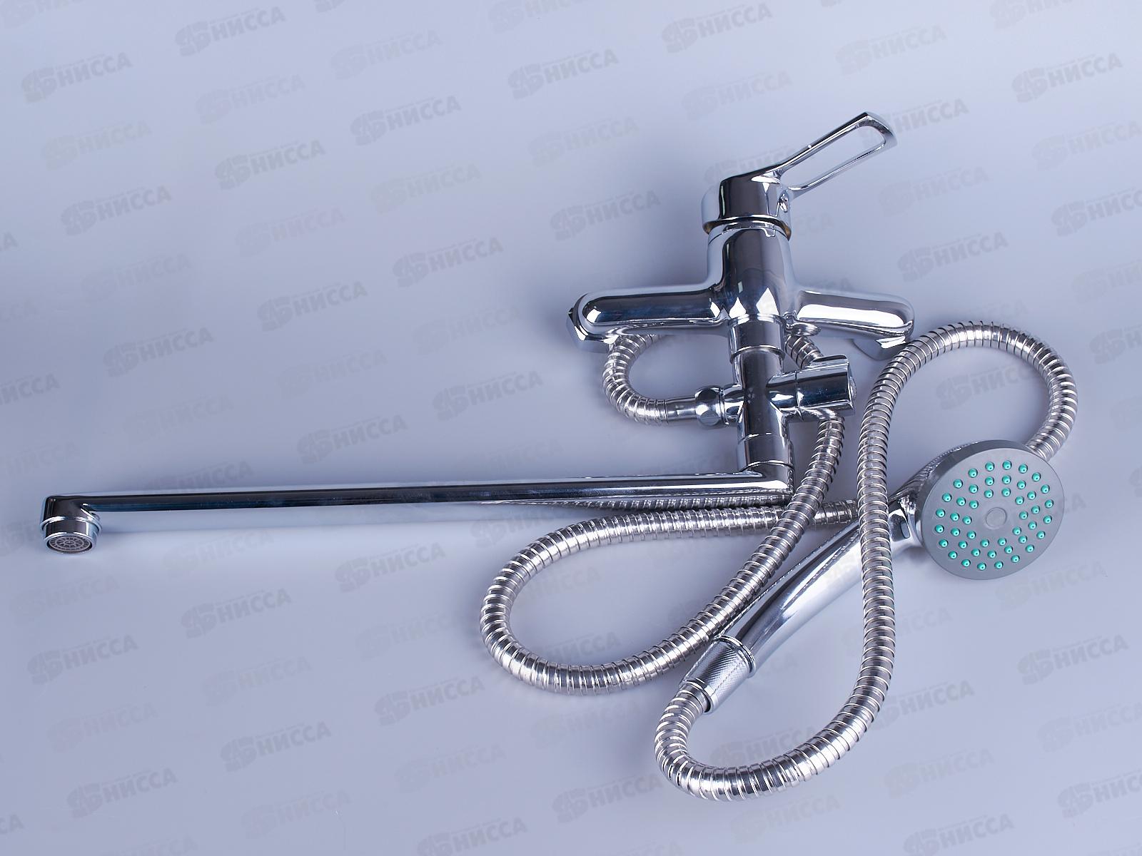 Смеситель для ванны stOmegaPRO 35кар. L-нос 30см., поворот., 9307