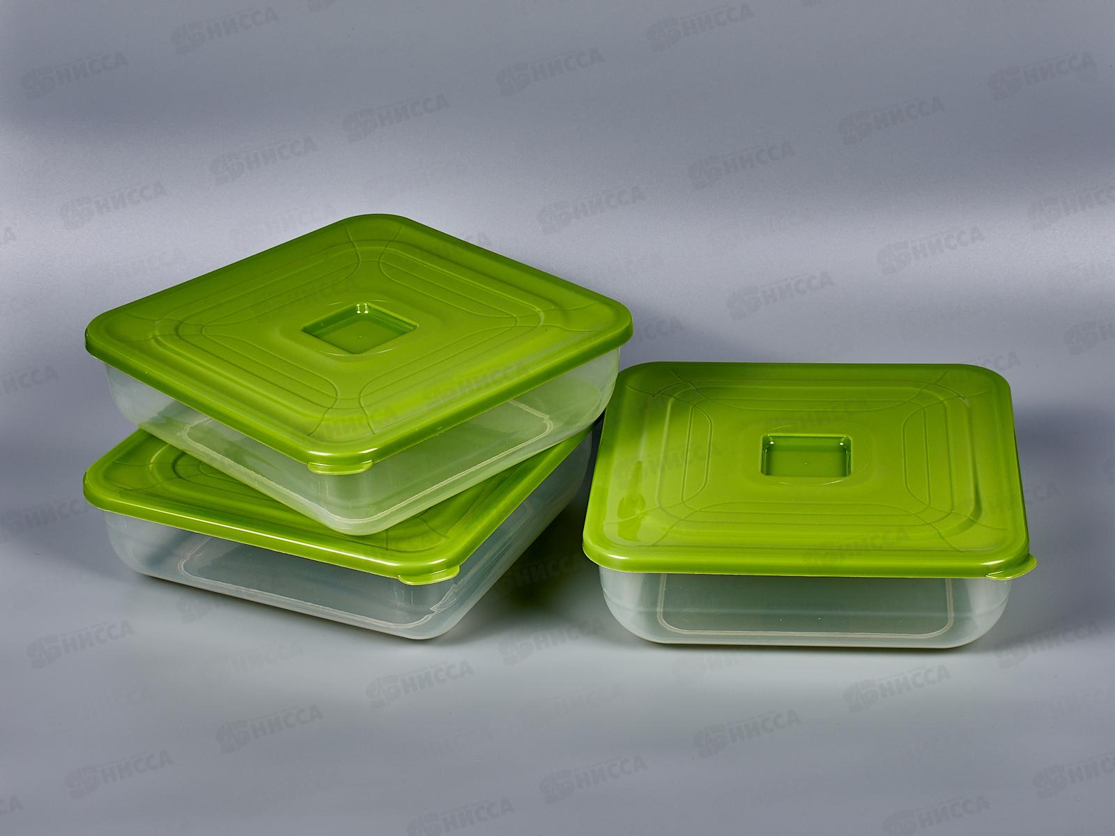 Набор контейнеров СВЧ 1,4л 3шт Практик С89403 *20