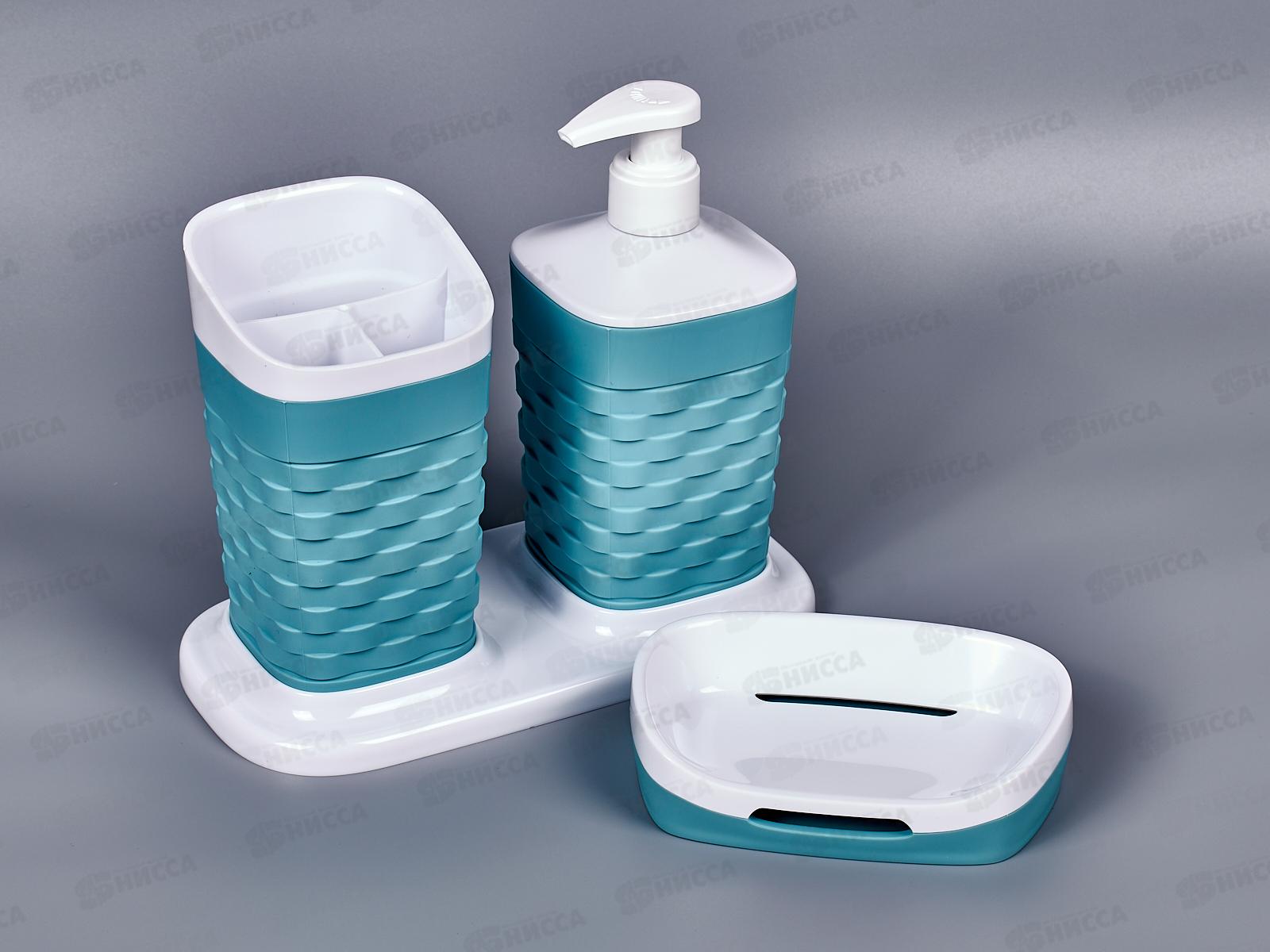 Набор для ванной 4 предмета  REEF на подставке С37133 *8