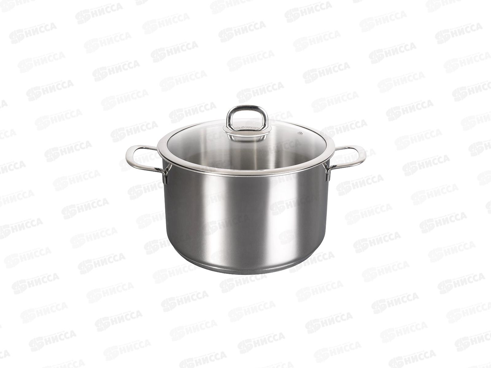 Кастрюля 9л &quotSAFIA&quot д.28см со стеклянной крышкой, SF-CA9028G