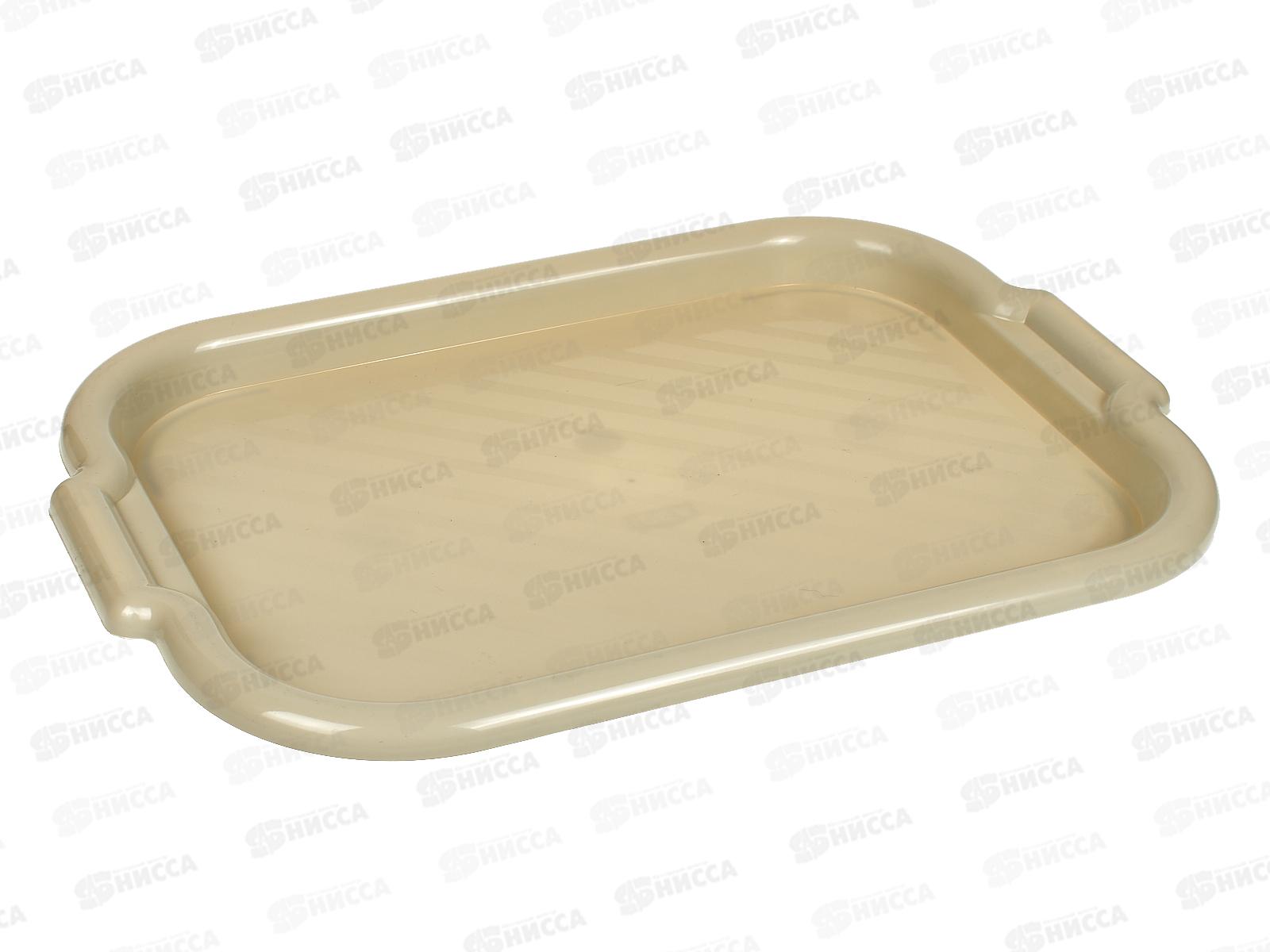 Поднос универсальный 27*39см Белый ротанг М1110 *17