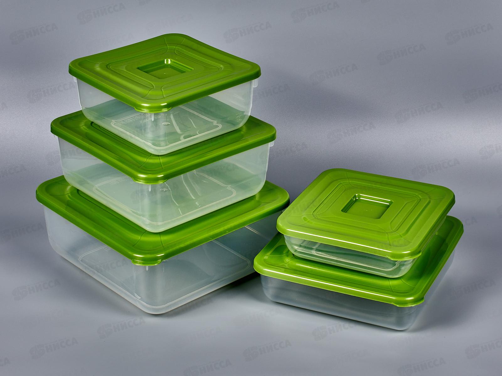 Набор контейнеров СВЧ 5шт Практик С88751 *18