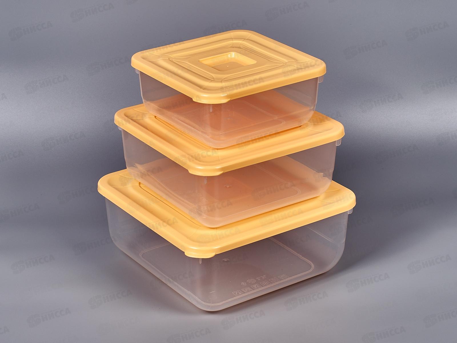 Набор контейнеров СВЧ 3шт Практик С88731 *18