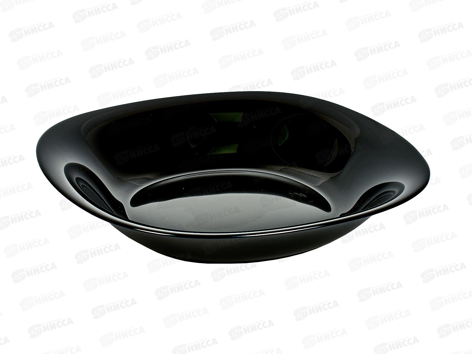 Тарелка суповая Карин черный 21см L9818